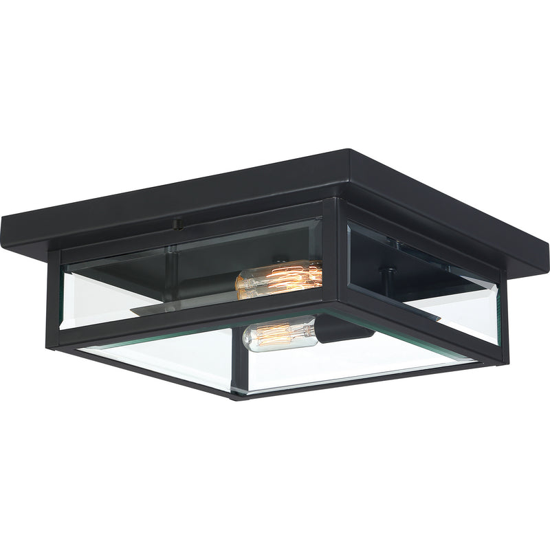 Westover 2-Light Outdoor Lantern in Earth Black