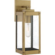 Westover 1-Light Outdoor Lantern in Antique Brass