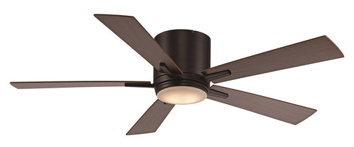 52" Ceiling Fan in Rubbed Oil Bronze with Opal Glass from Trans Globe Lighting, item number F-1017 ROB