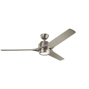 Zeus 60 Inch Zeus Fan LED in Brushed Nickel