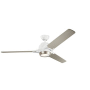 Zeus 60 Inch Zeus Fan LED in White