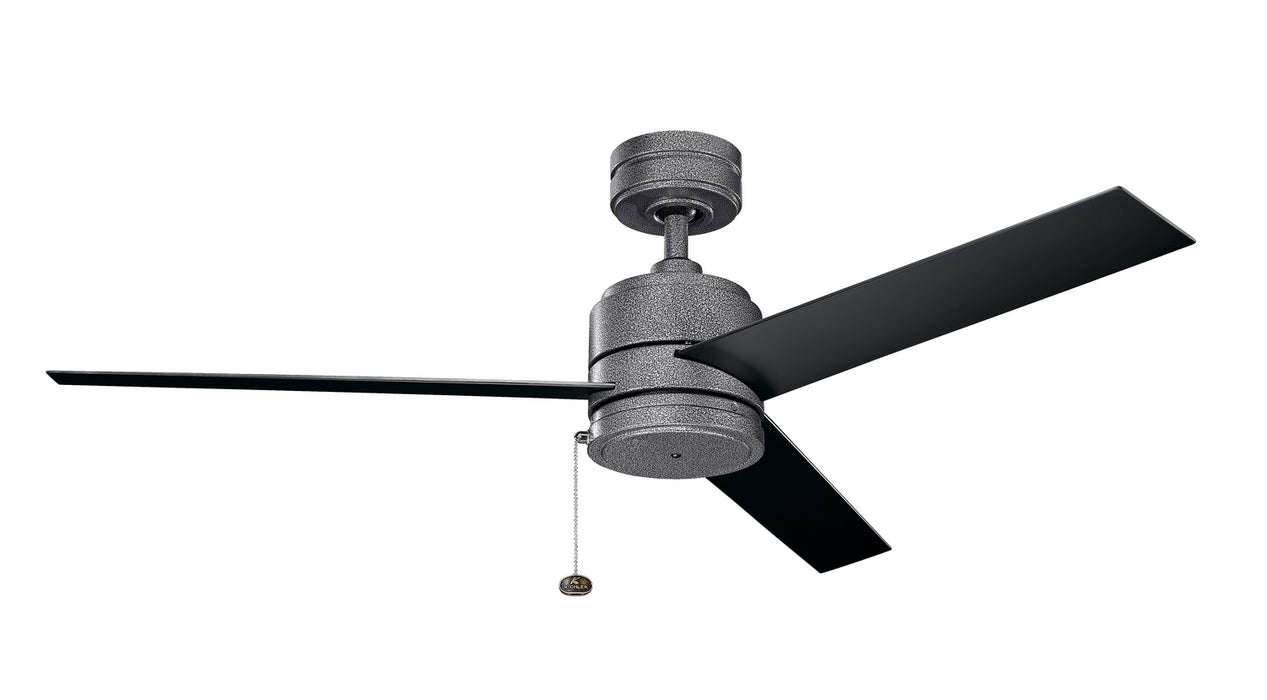 Arkwet 52 Inch Arkwet Climates Fan in Weathered Steel Powder Coat
