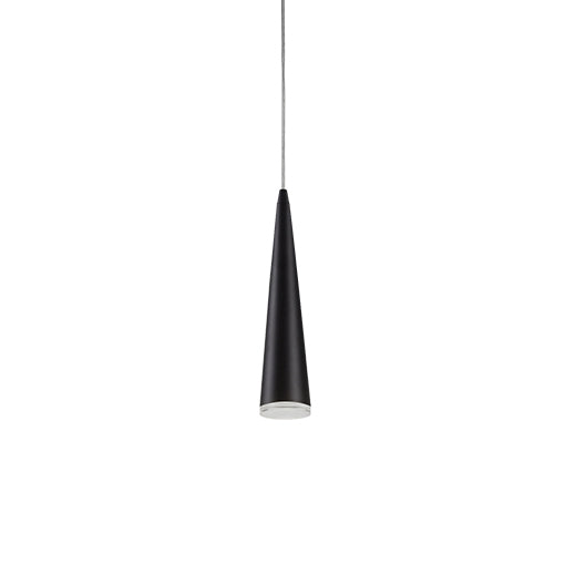 Mina Down Pendant in Black