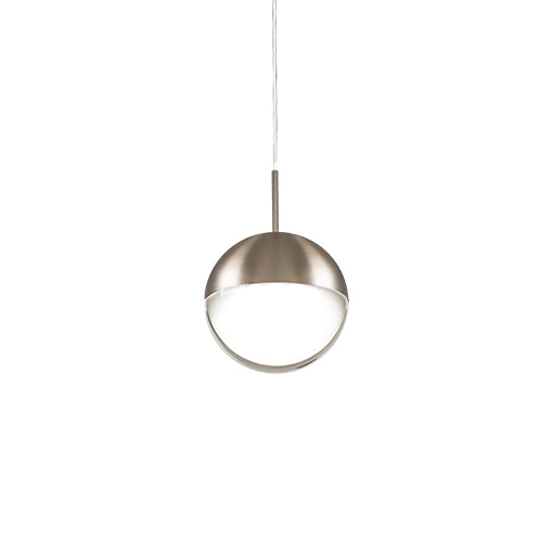 Pluto Down Pendant in Brass