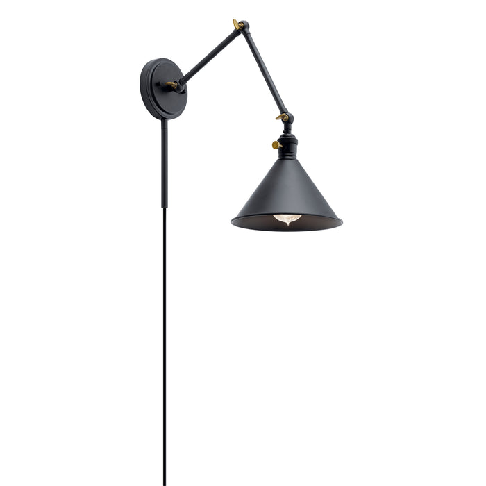 Ellerbeck Wall Sconce 1-Light in Black