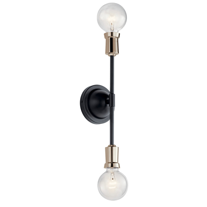 Armstrong Wall Sconce 2-Light in Black