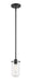 Delaney 1 Light Mini Pendant in Matte Black