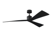Adler Ceiling Fan in Matte Black with Black ABS Blade