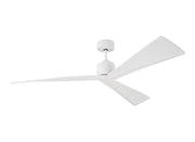 Adler Ceiling Fan in Matte White with Matte White Blade