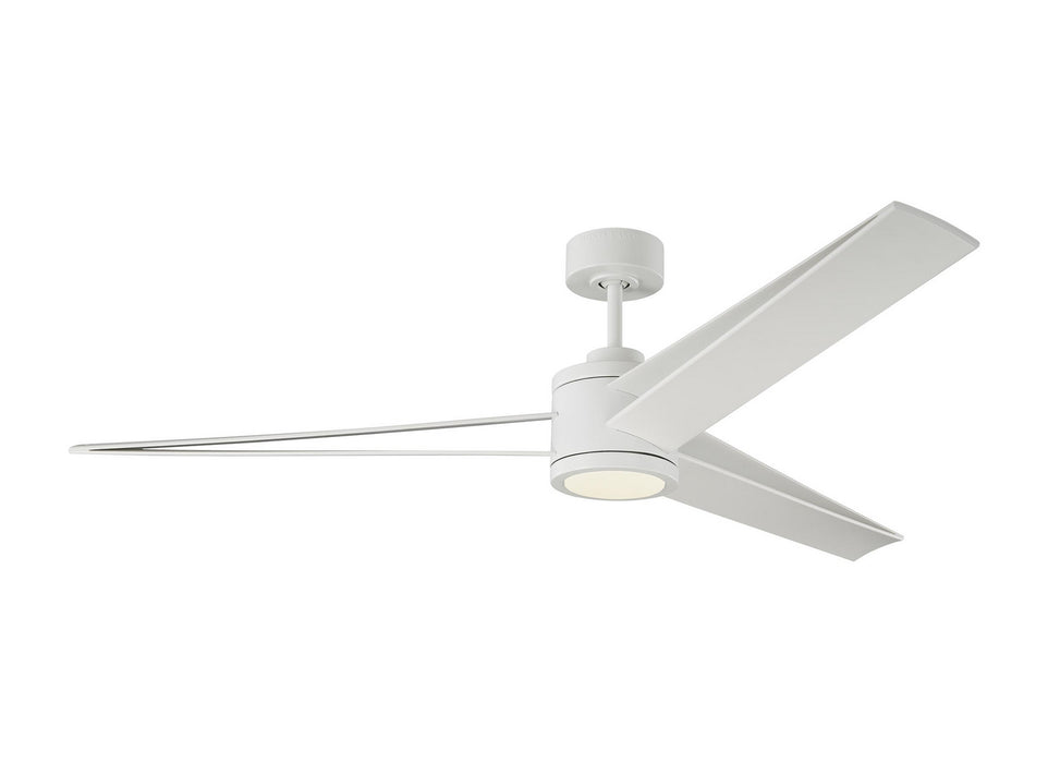 Armstrong Ceiling Fan in Matte White with Matte White Blade