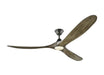 Maverick Max LED Ceiling Fan in Aged Pewter with Light Grey Weathered Oak Blade