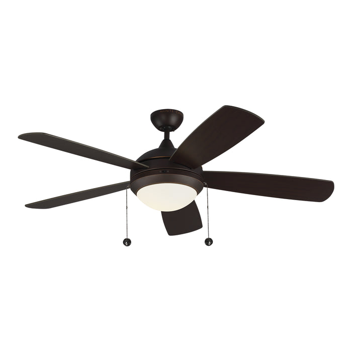 Discus Classic Ceiling Fan in Roman Bronze with Roman Bronze ABS / American Walnut ABS Blade