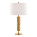 Tompkins 1 Light Table Lamp in Aged Brass