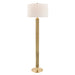 Tompkins 1-Light Floor Lamp in Aged Brass - Lamps Expo