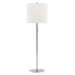 Bowery 1 Light Table Lamp in Polished Nickel