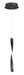Pirouette 1-Light LED Pendant in Black