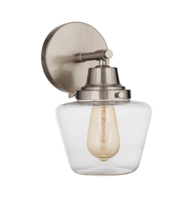 Essex One Light Wall Sconce in Brushed Polished Nickel