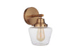 Essex One Light Wall Sconce in Satin Brass