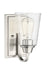 Grace One Light Vanity in Brushed Polished Nickel