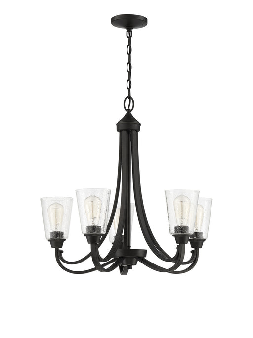 Grace Five Light Chandelier in Espresso