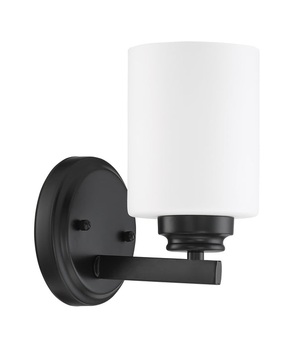 Bolden One Light Wall Sconce in Flat Black