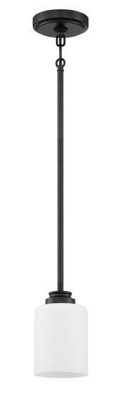 Bolden One Light Mini Pendant in Flat Black