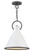 Winnie Small Pendant in Polished White - Lamps Expo