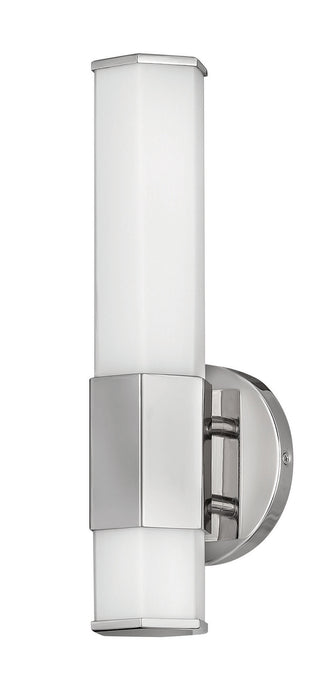 Facet Small LED Sconce in Polished Nickel - Lamps Expo
