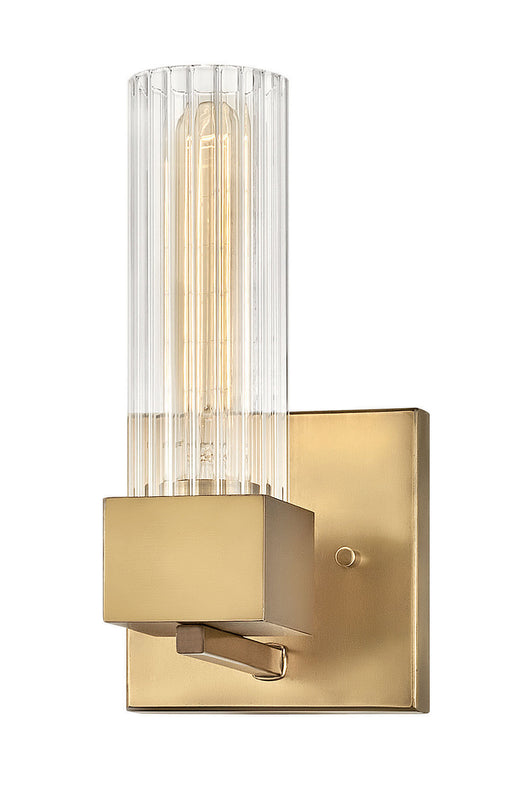 Xander Single Light Vanity in Heritage Brass