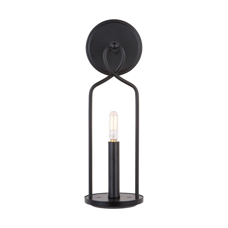 Sonnet 1 Light Sconce in Matte Black
