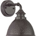 Englewood 1-Light Small Wall Lantern in Antique Bronze