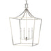 Southold 4-Light Single Tier Chandelier in Polished Nickel - Lamps Expo
