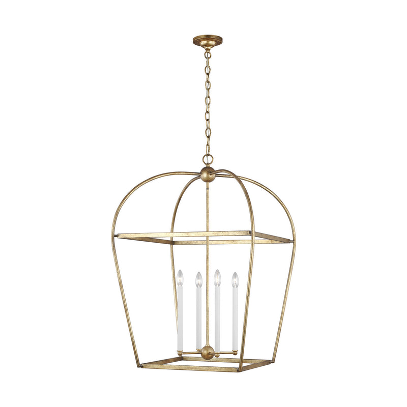 Stonington 4-Light Single Tier Chandelier in Antique Guild - Lamps Expo