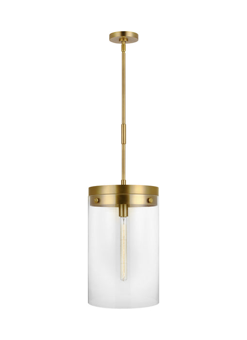 Garrett 1-Light Pendant in Burnished Brass - Lamps Expo