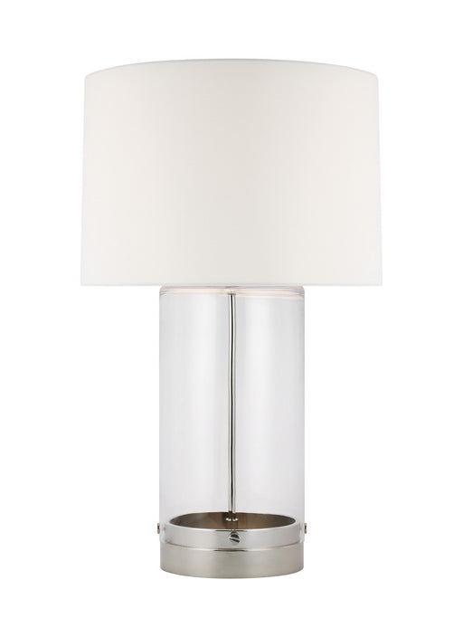 Garrett 1-Light Table Lamp in Polished Nickel - Lamps Expo