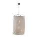 Dunne 4-Light Pendant in Aged Iron - Lamps Expo