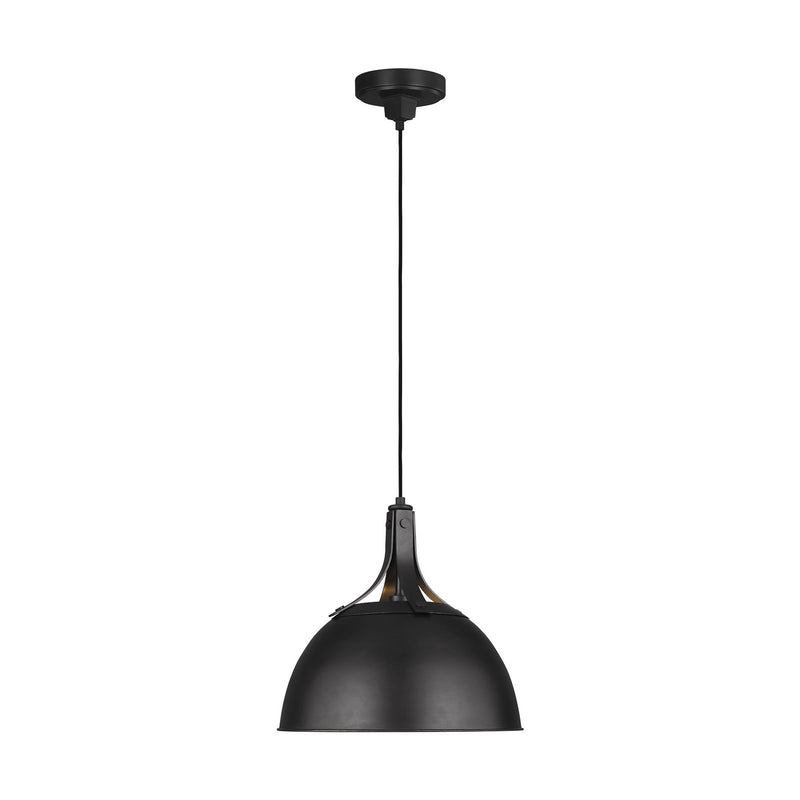 Logan 1-Light Pendant in Aged Iron - Lamps Expo