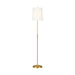 Beckham Classic 1-Light Floor Lamp in Burnished Brass - Lamps Expo