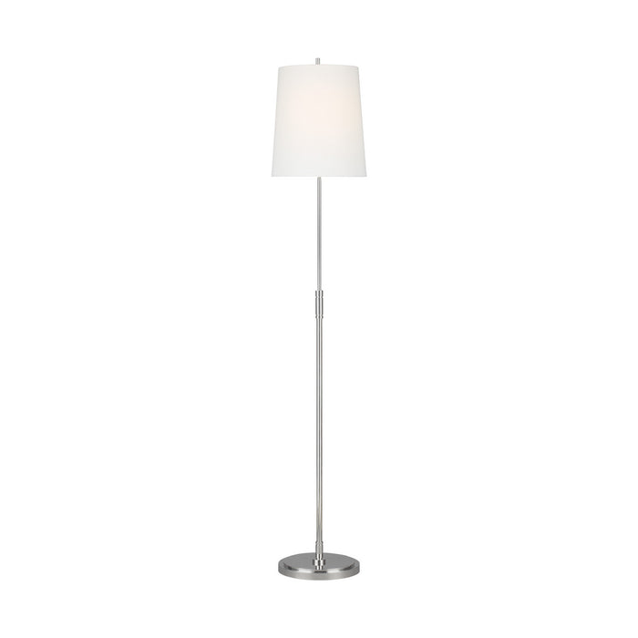 Beckham Classic 1-Light Floor Lamp in Polished Nickel - Lamps Expo