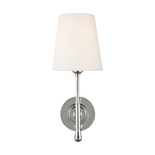 Capri 1-Light Wall Sconce in Polished Nickel - Lamps Expo