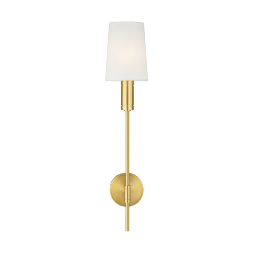 Beckham Modern 1-Light Wall Sconce in Burnished Brass - Lamps Expo