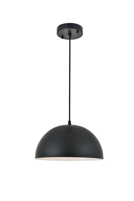Forte 1-Light Pendant in Black