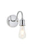 Serif 1-Light Wall Sconce in Chrome