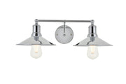 Etude 2-Light Wall Sconce in Chrome