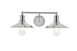 Etude 2-Light Wall Sconce in Chrome