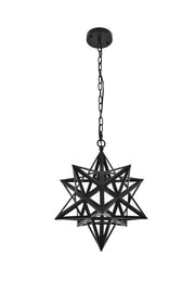Nocturne 1-Light Pendant in Black