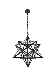 Nocturne 1-Light Pendant in Black