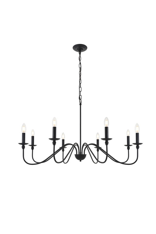 Rohan 8-Light Pendant in Matte Black