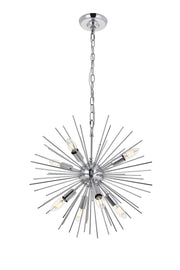 Timber 8-Light Pendant in Chrome