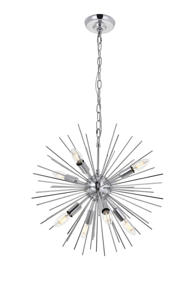 Timber 8-Light Pendant - Lamps Expo